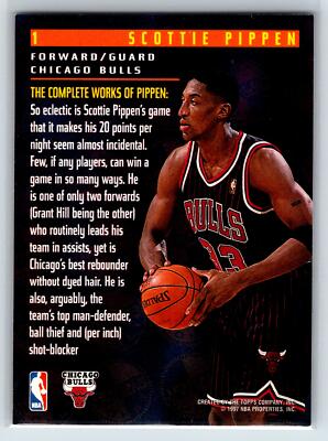 Scottie Pippen 1996-97 Stadium Club Members Only 55 Chicago Bulls