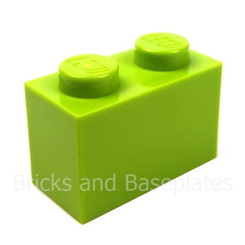 LEGO BRICKS 100 x LIME 2x1 Pin From Brand New Sets Sent In a Sealed Bag - Picture 2 of 4