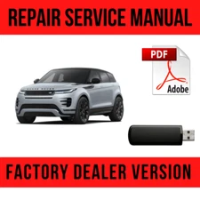 Land Rover Range Rover Evoque 2019-2024 L551 Factory Repair Manual USB