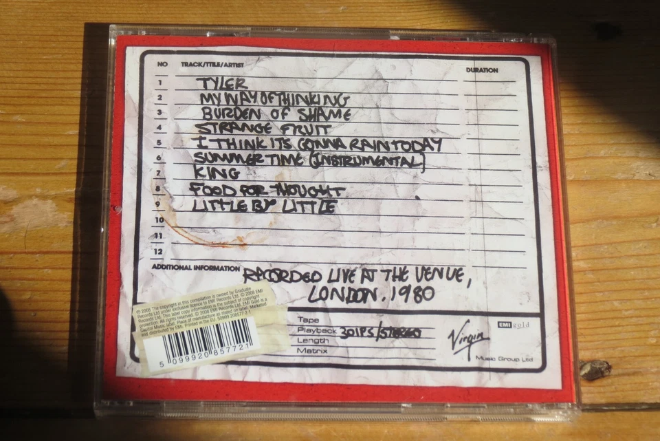 UB40 - The Lost Tapes CD (Present Arms era - live at The Venue, London 1980) - Image 2 of 3