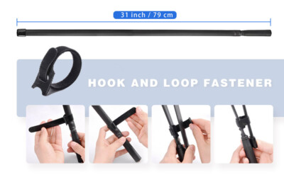 2-Pack Foldable Ham Radio Antenna - Dual Band VHF UHF 136-520MHz For Baofeng Radios
