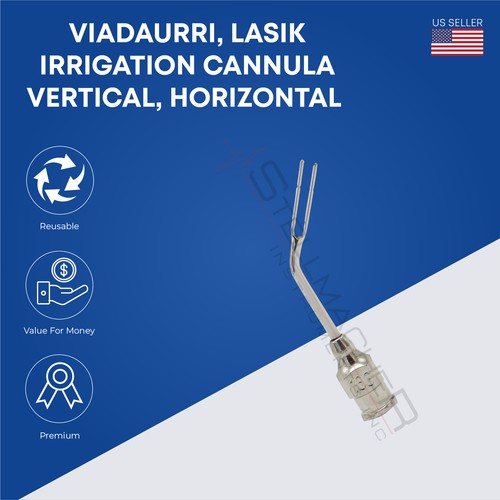 Cánula de riego Vidaurri Lasik, vertical y horizontal, - Imagen 4 de 5