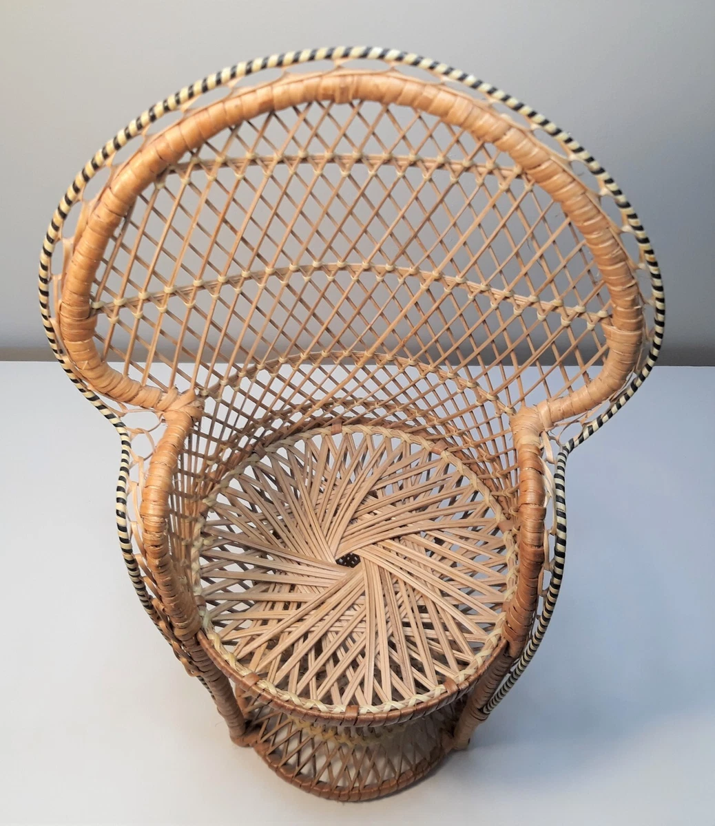 Fan cheap rattan chair