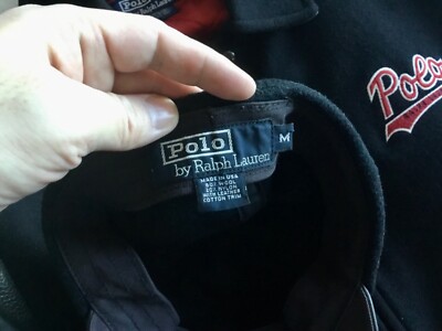 OG Vintage Polo Ralph Lauren Tiger Leather Jacket W/ Hat RRL OG Vintage Polo Ralph Lauren Tiger Leather Jacket W/ Hat RRL