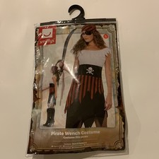 Smiffys Pirate Wench Costume, Dress Headpiece, Women's Small