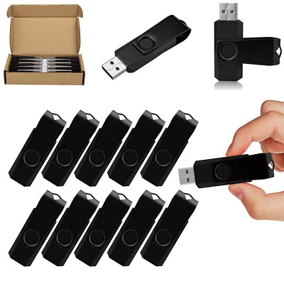 KOOTION Wholesale 1GB 10/20/50Pack USB 2.0 Memory Stick Flash Drive Swivel Pen Stick