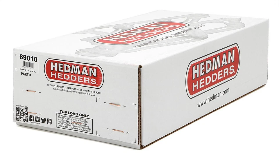 Hedman Hedders 69010 67-87 C10/C20 SB подходит для пикапа Chevy (2WD); 1-5/8 дюйма MID-LEN - Изображение 4 из 4