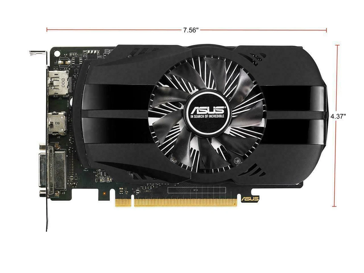 Asus GTX1050TI GeForce GTX 1050 Ti 4GB Phoenix Fan Edition Graphics Card
