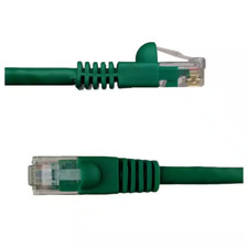 15 Ft. Cat6 Snagless Unshielded UTP Network Patch Cable, Green Free Shipping N