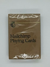 Theory 11 x Mailchimp playing cards brown RARE
