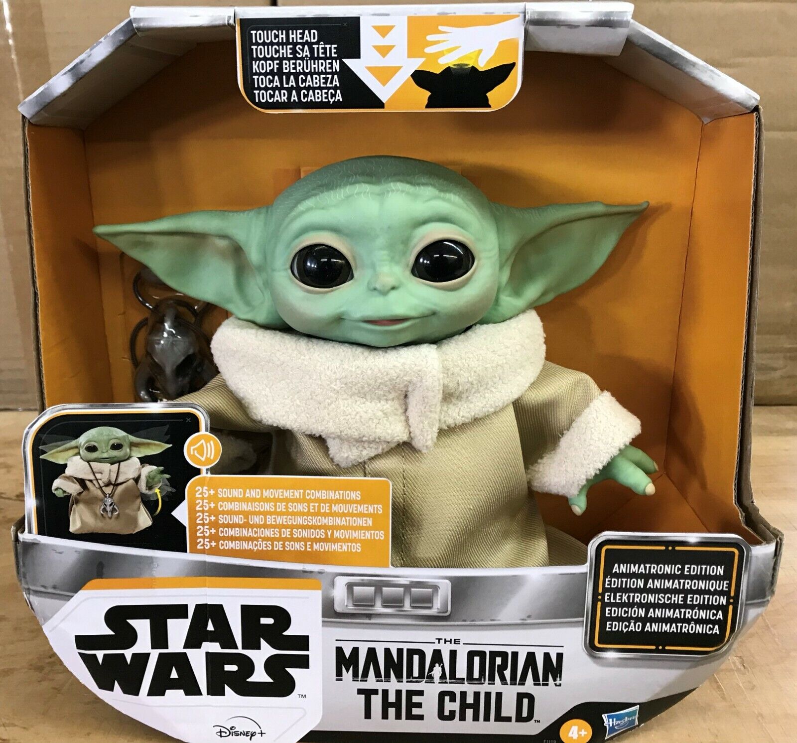 Star Wars Baby Yoda The Child Animatronic Figurine, 25+ Sound and Motion  Combinations