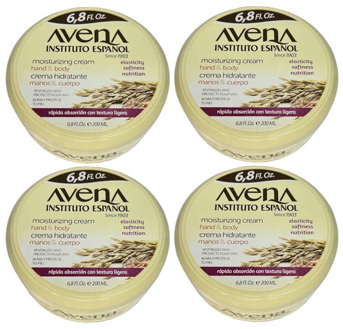 AVENA Instituto Español Moisturizing Oat Cream Hand Body Skin Lotion 6.8 oz New - Picture 7 of 7