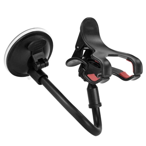 Stand Supporto Universale Pinza Vetro da Ventosa Braccio Auto per Cellulare GPS - Zdjęcie 4 z 5