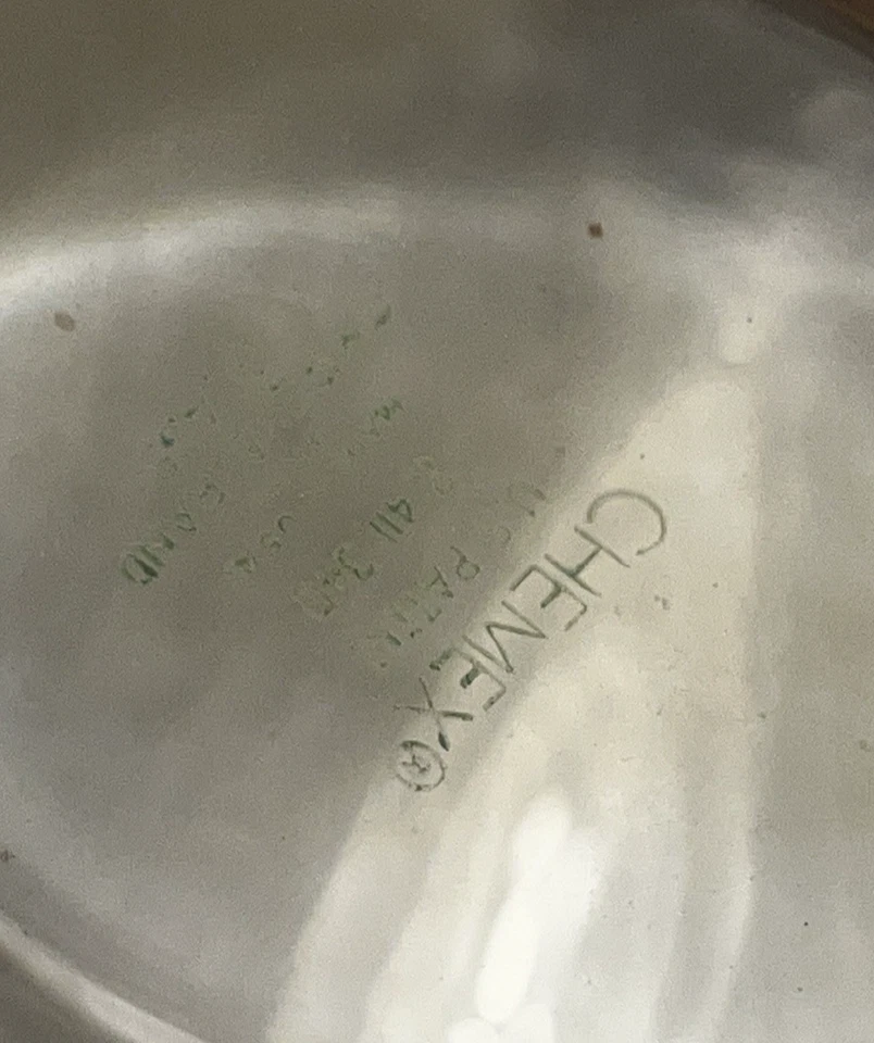 "Sello verde vintage Chemex 11"" verter sobre cafetera soplado a mano EE. UU. CM-4" Foto 4 de 4