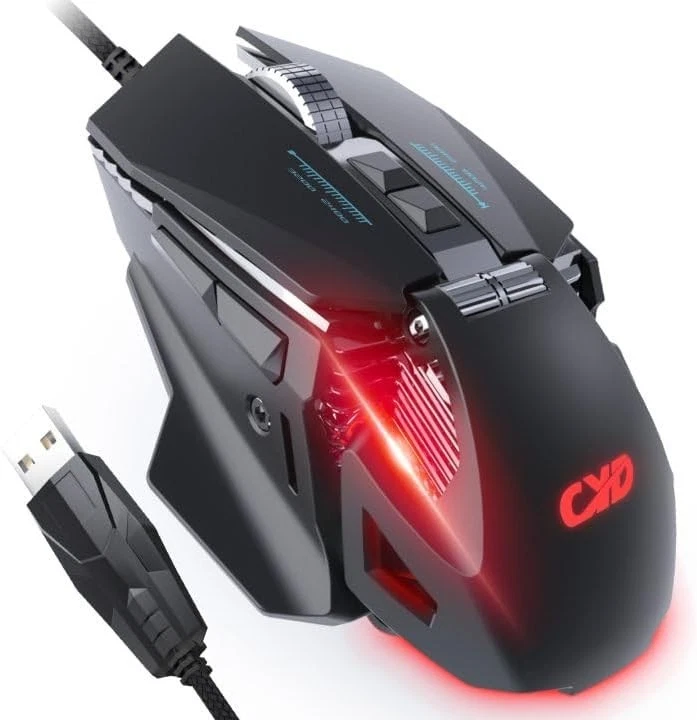 C300 CYD Wired Gaming Mouse, RGB, 12800 DPI, 7 Macro, Ergonomic - Image 2 of 4