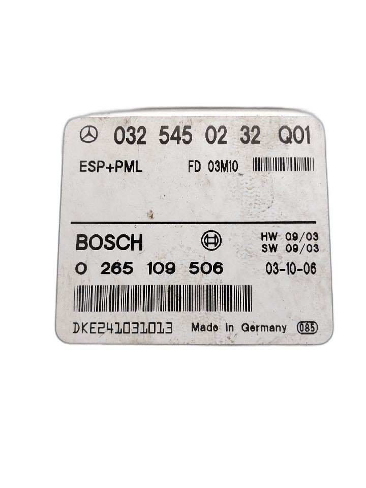 MERCEDES BENZ W211 ESP ECM Stability Control Module a MERCEDES BENZ W211 ESP ECM Stability Control Module a