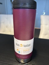Klean Kanteen TK Wide Cafe Cap 16 Oz NWT Purple Potion Imperfection*