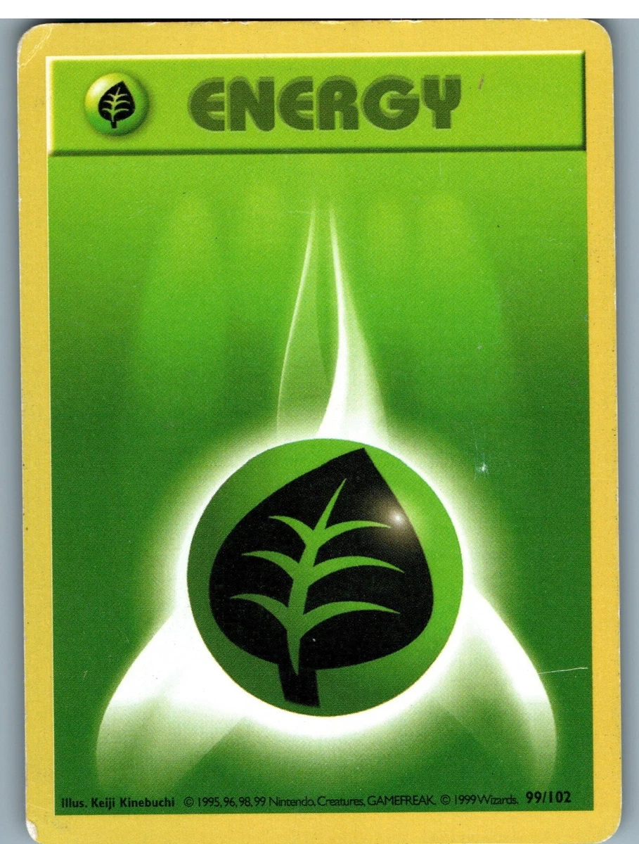 PSA9 草エネルギー シャドウレス Shadowless Energy Pokémon TCG Shadowless Individual Collectible Card Game