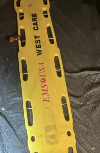EMAS USA EMS yellow Backboard/Spine Board Stretcher for Emergency Medicine