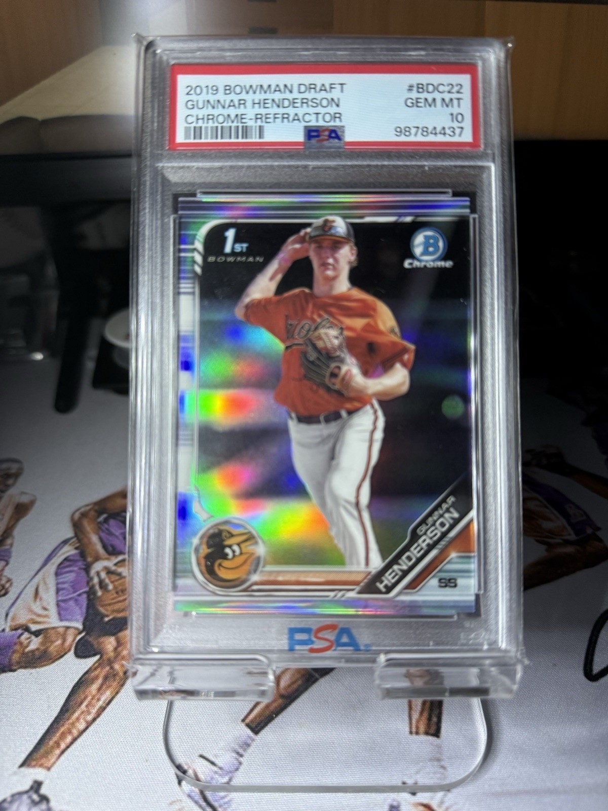 Gunnar Henderson 2019 Bowman Draft #BDC-22 Chrome Gunnar Henderson 2019 Bowman Draft #BDC-22 Chrome