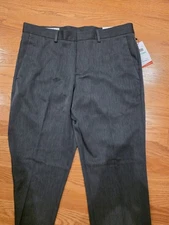 Perry Ellis Portfolio Men's Modern Fit Pant Size 34x32 Charcoal NWT