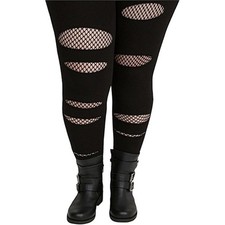 TORRID Full Length Signature Waist Mesh Split Pocket Leggings NWT Size 3X