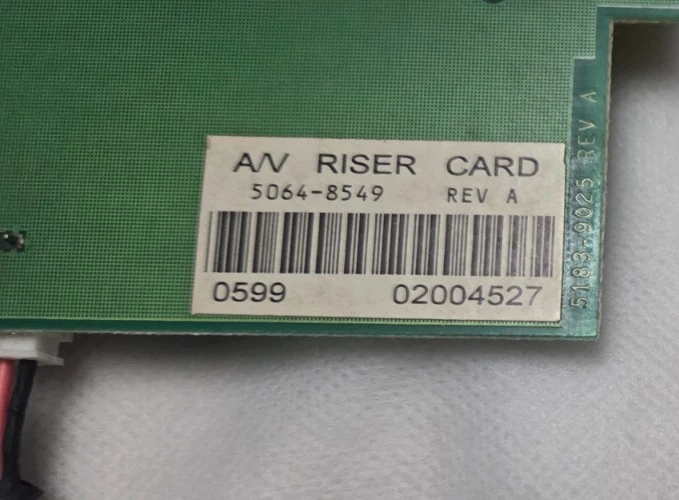 VINTAGE HP Riptide Sound Card Modem PCI RiserBoard w/ AV RiserCard Daughterboard - Image 2 of 4