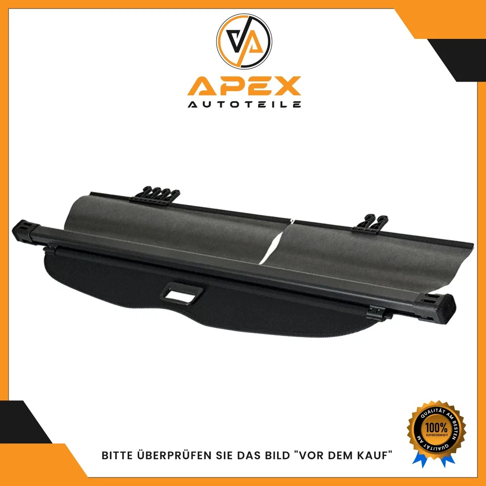 NUEVO PORTAEQUIPAJES TRASERO TOYOTA RAV4 (MK3), CUBIERTA MALETERO, NEGRO, 2006-2012 Foto 3 de 4