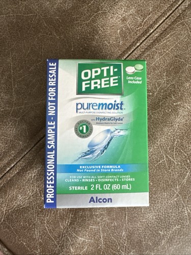 Opti-free Puremoist Contact Lens Solution Each Box New 2oz. Trial Size Lot 1 - Picture 2 of 4
