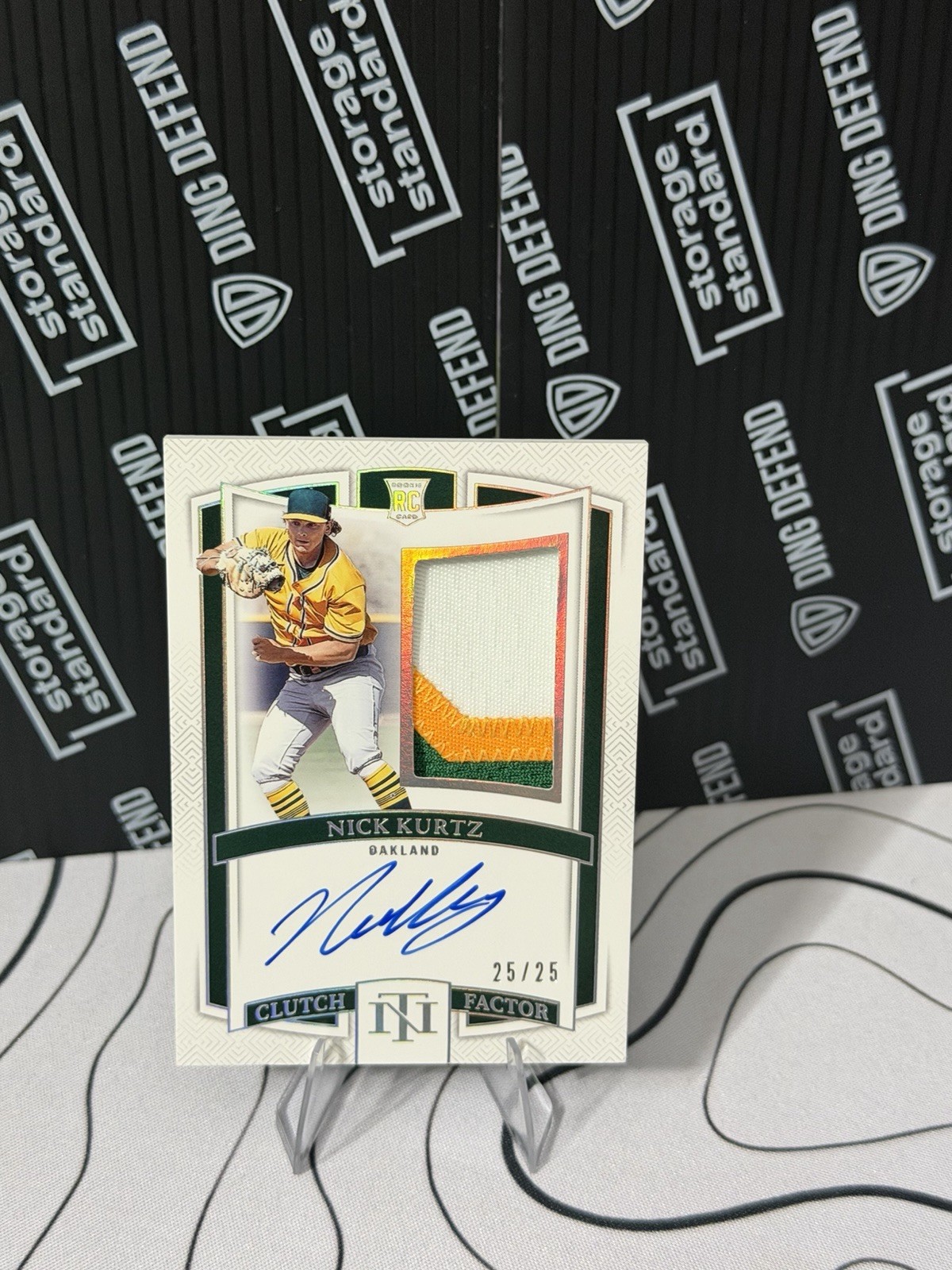 2025 Panini National Treasures - Nick Kurtz RPA RC Auto 25/25 #CF-NKU Bookend 🔥