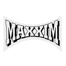 Maxxim - Logo concave black decal - Old school bmx