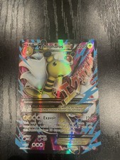 LP! Mega M Ampharos EX (88/98) XY Ancient Origins Full Art Pokemon Card!