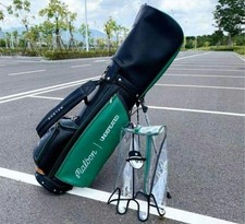 Malbon Golf Caddy Bag Green Black Includes 2 hood covers 1DAY SHIP