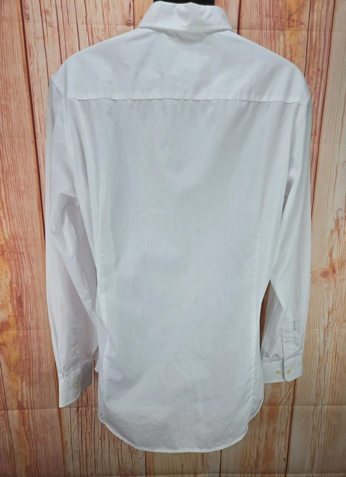 Texas Longhorn Антигуа белое платье рубашка большой - Изображение 2 из 4