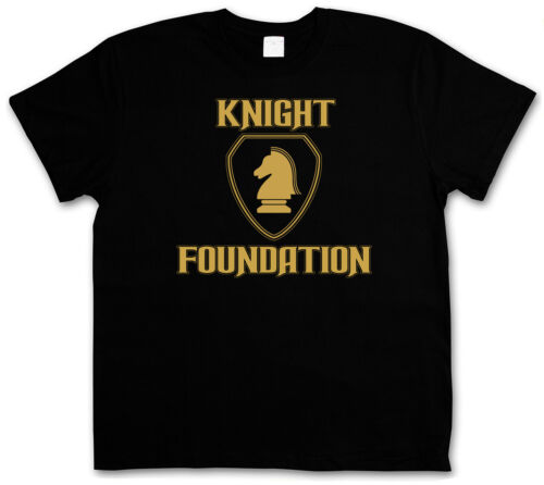 T-SHIRT BLACK KNIGHT FOUNDATION LOGO - Rider K.I.T.T. S M L XL XXL XXXL T-Shirt - Afbeelding 1 van 1