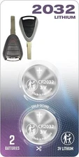 (2 PACK) REMOTE KEY FOB BATTERY CR2032 OEM (2005-2011) fits case shell cover ...