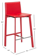 Safavieh JANET BAR STOOL, Reduced Price 2172753335 FOX2004R