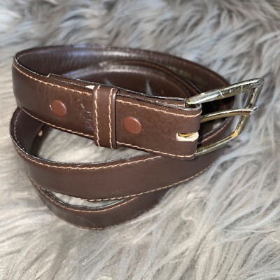 Vintage brown Torino leather belt s-l400.jpg main image 4