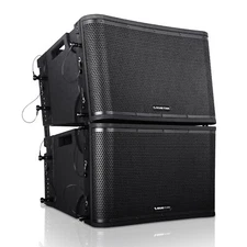 Sound Town ZETHUS Pair of 12” Powered 2-Way Line Array Speaker (ZS-112BPW-PAIR)