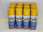 Aervoe 168 Rust Proof Any-Way Spray Paint Cat Yellow (New) 12oz Can Case of 12