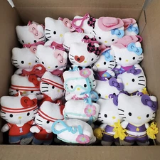 Hello Kitty Adventure Series Plush Danglers Lot of 100 : ALL 6 VARIETIES!!