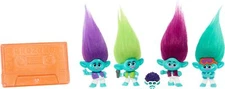DreamWorks Trolls BroZone On Tour Doll Set of 5 Small Characters with Stand