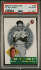 2005 Topps Pristine Legends #138 George Brett 129/499 - PSA 10