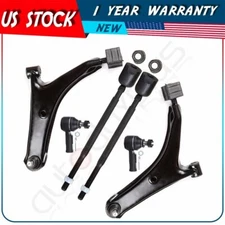 For 1995-1997 Geo Metro 6Pcs Lower Control Arm And Ball Joint Tie Rod End Kit