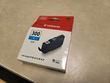SEALED Canon LUCIA PRO PFI-300 Original Ink Cartridge -- Cyan 4194c002 