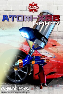 #ad #ad ATOM X88 INFINITY LVLP Spray Gun 1.3 1.4mm – Auto Paint Tool Kit $297.88