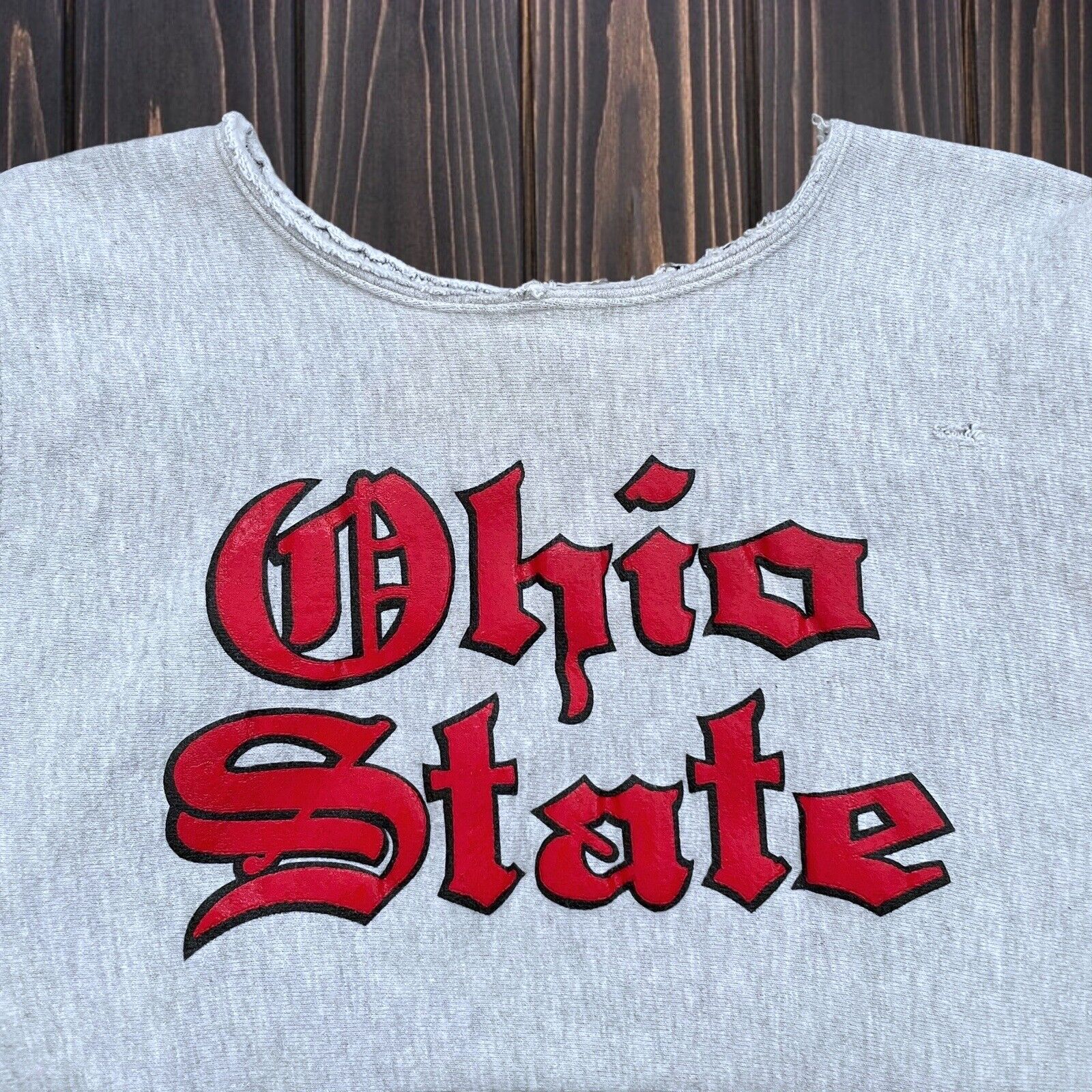 Vintage 80's Champion Reverse Weave Ohio State sw… - image 2