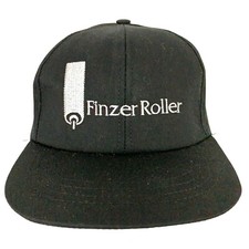 Vtg 90s Finzer Roller Hat Spell Out Logo Made USA Snap Back Trucker Baseball Cap