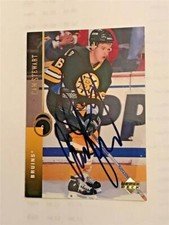  1994-95 Upper Deck #487 Cam Stewart Auto'd