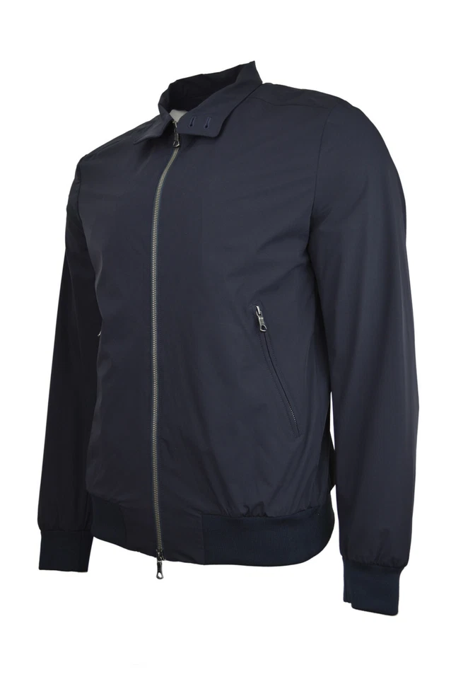 Brooks Brothers Mens Navy Blue Smooth Nylon Rain Coat Jacket Sz XLarge XL 7760-4 - Image 2 of 3